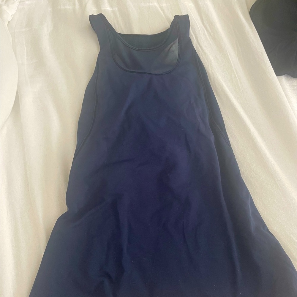 Lululemon Navy Halter with Mesh Tank Top /Cami
